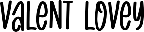 Valent Lovey Font