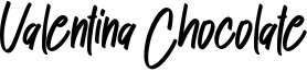 Valentina Chocolate Font