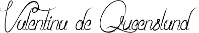Valentina de Queensland Font