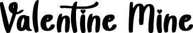 Valentine Mine Font