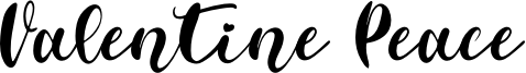 Valentine Peace Font
