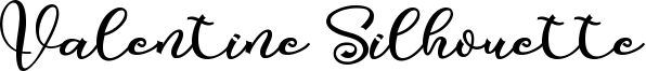 Valentine Silhouette Font
