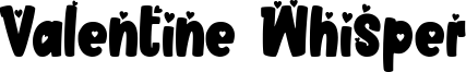 Valentine Whisper Font