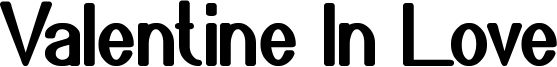 Valentine In Love Font