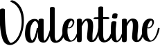Valentine Font