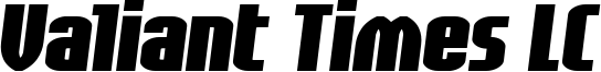Valiant Times LC Font