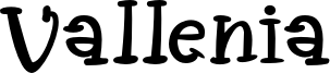 Vallenia Font