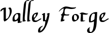 Valley Forge Font