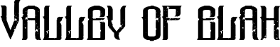 Valley Of Elah Font