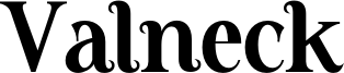 Valneck Font