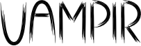 Vampir Font