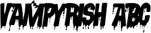 Vampyrish ABC Font