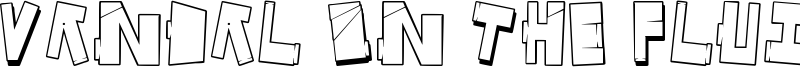 Vandal On The Fluid Font