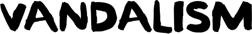 Vandalism Font