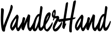 VanderHand Font