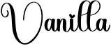 Vanilla Font