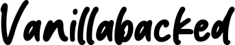Vanillabacked Font