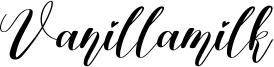 Vanillamilk Font