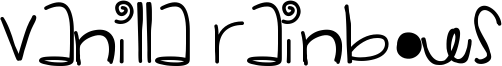 Vanilla Rainbows Font
