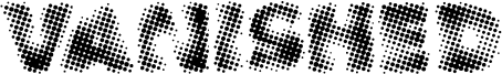 Vanished Font