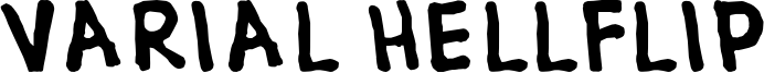 Varial Hellflip Font