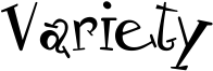 Variety Font