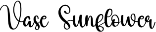 Vase Sunflower Font