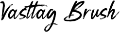 Vasttag Brush Font