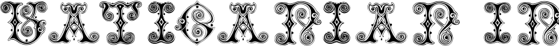 Vaticanian Initials Font