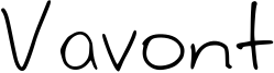 Vavont Font