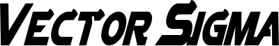 Vector Sigma Condensed Italic.ttf
