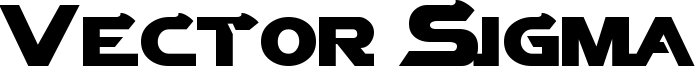 Vector Sigma Font