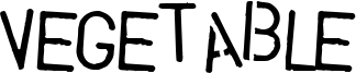 Vegetable Font