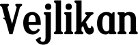 Vejlikan Font