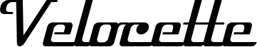 Velocette Font