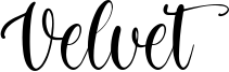 Velvet Font