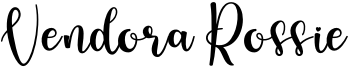 Vendora Rossie Font