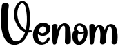 Venom Font