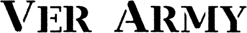 Ver Army Font