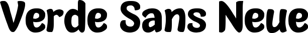 Verde Sans Neue Font