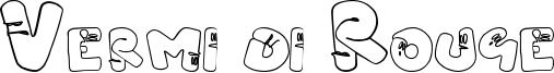 Vermi di Rouge Font