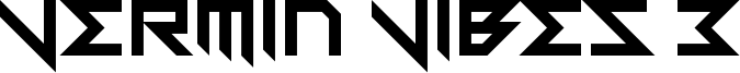 Vermin Vibes 3 Font