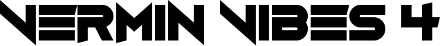 Vermin Vibes 4 Font