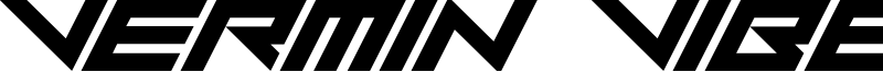 Vermin Vibes Slant Font