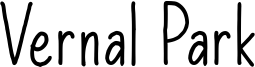 Vernal Park Font