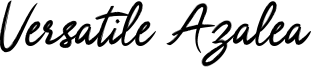 Versatile Azalea Font