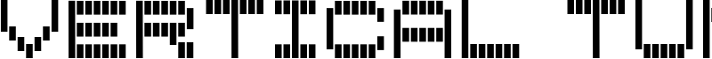 Vertical Tuning Font