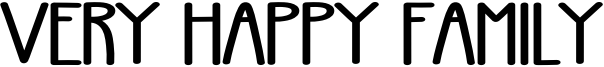 Very Happy Family Font