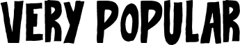 Very Popular Font