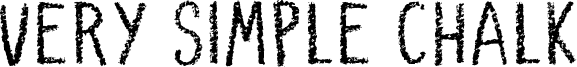 Very Simple Chalk Font